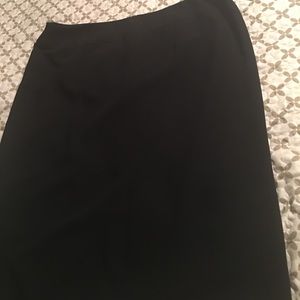 Black Dress Skirt