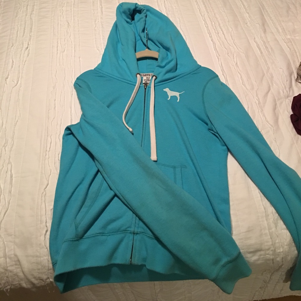 **VS PINK** zip up hoodie.