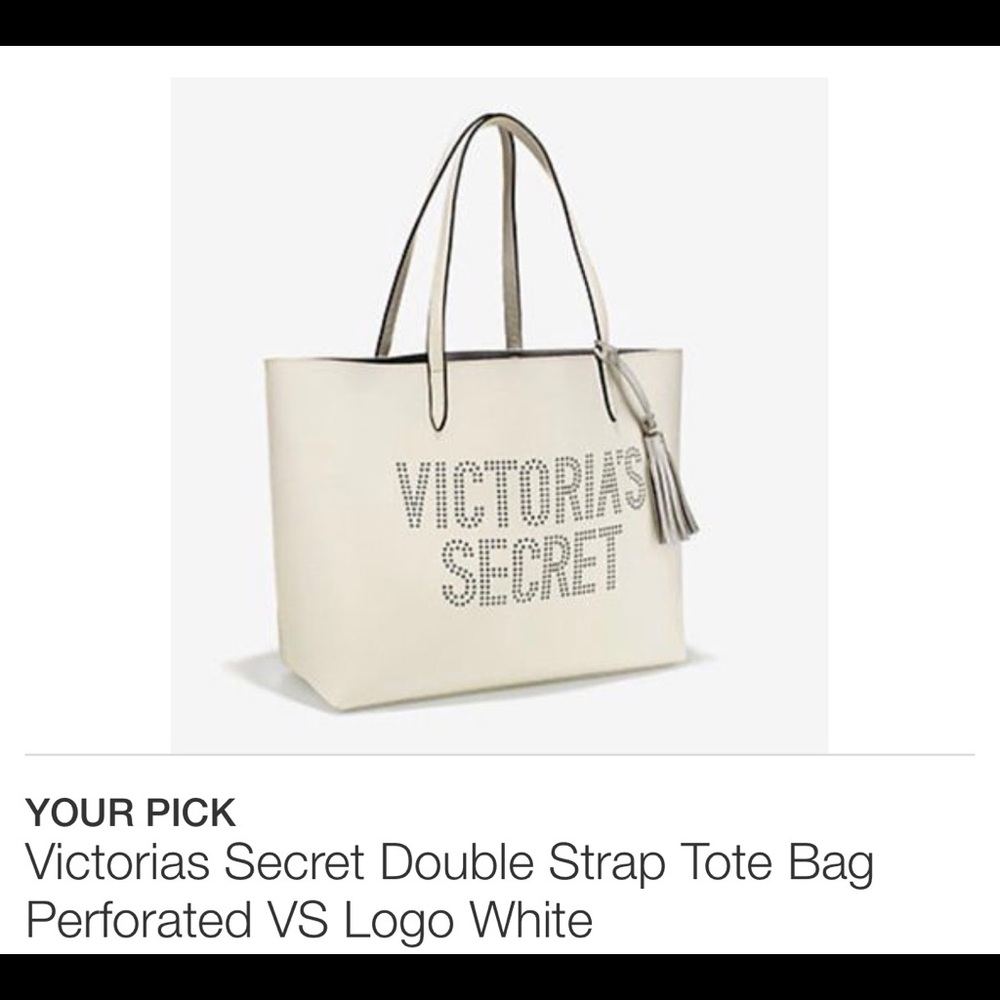💗Victoria's Secret White Tote💗