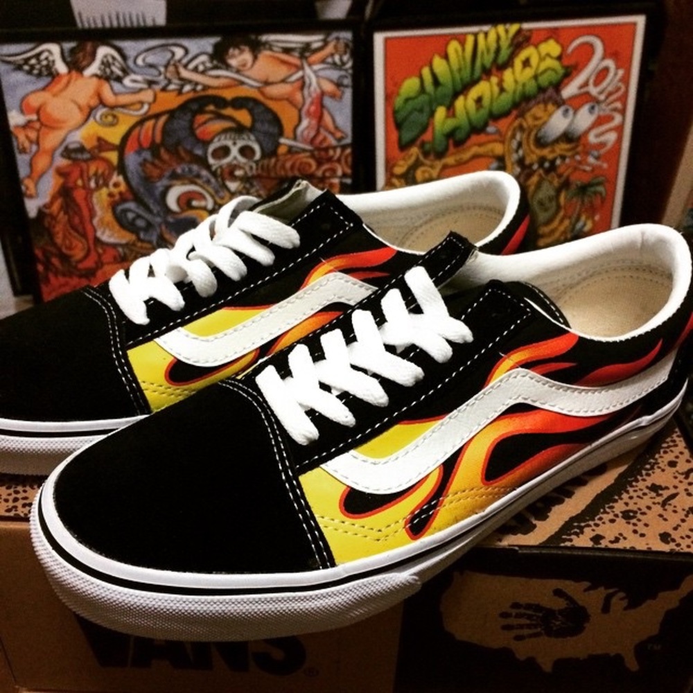 Vans old skool flame *limited*