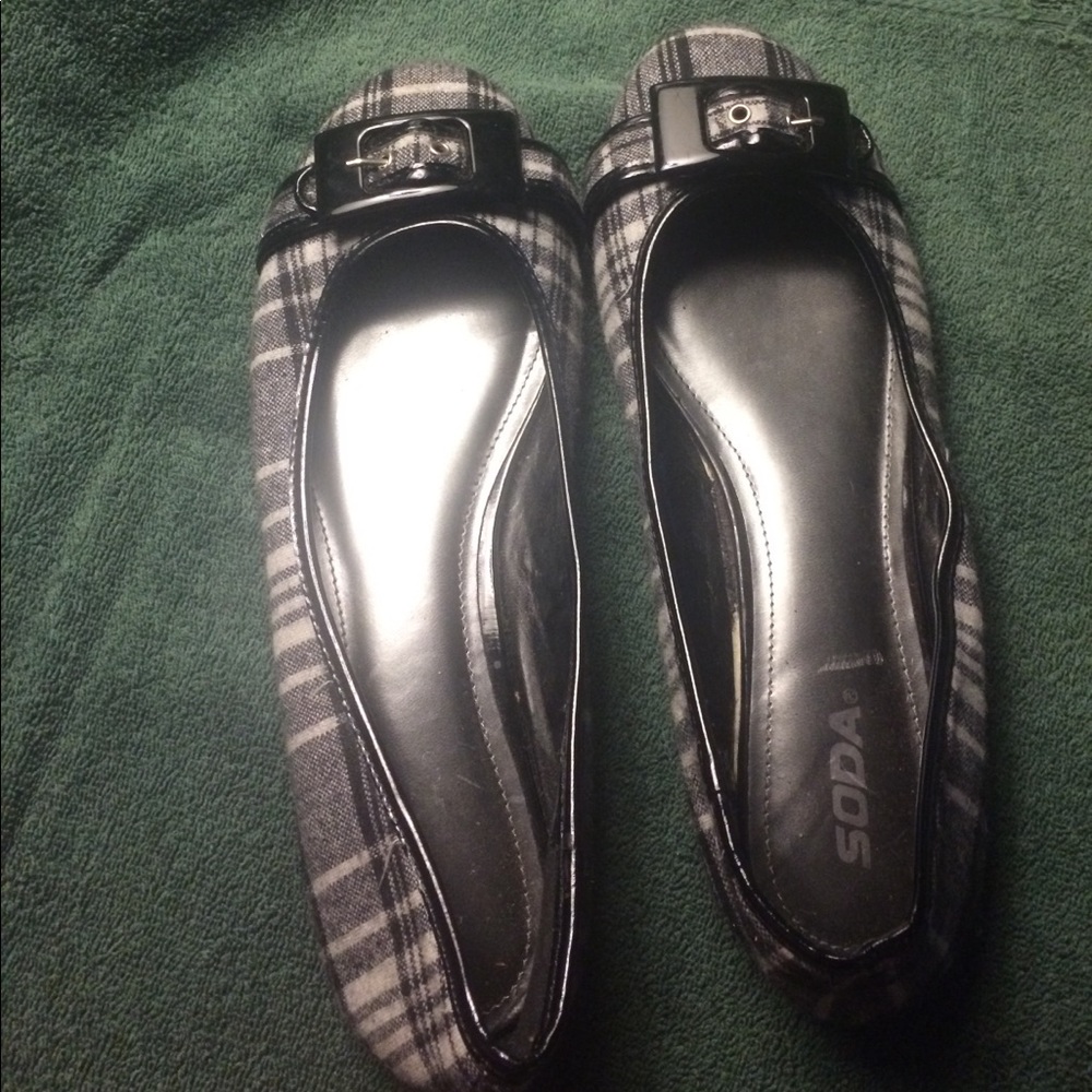 Soda plaid shoes