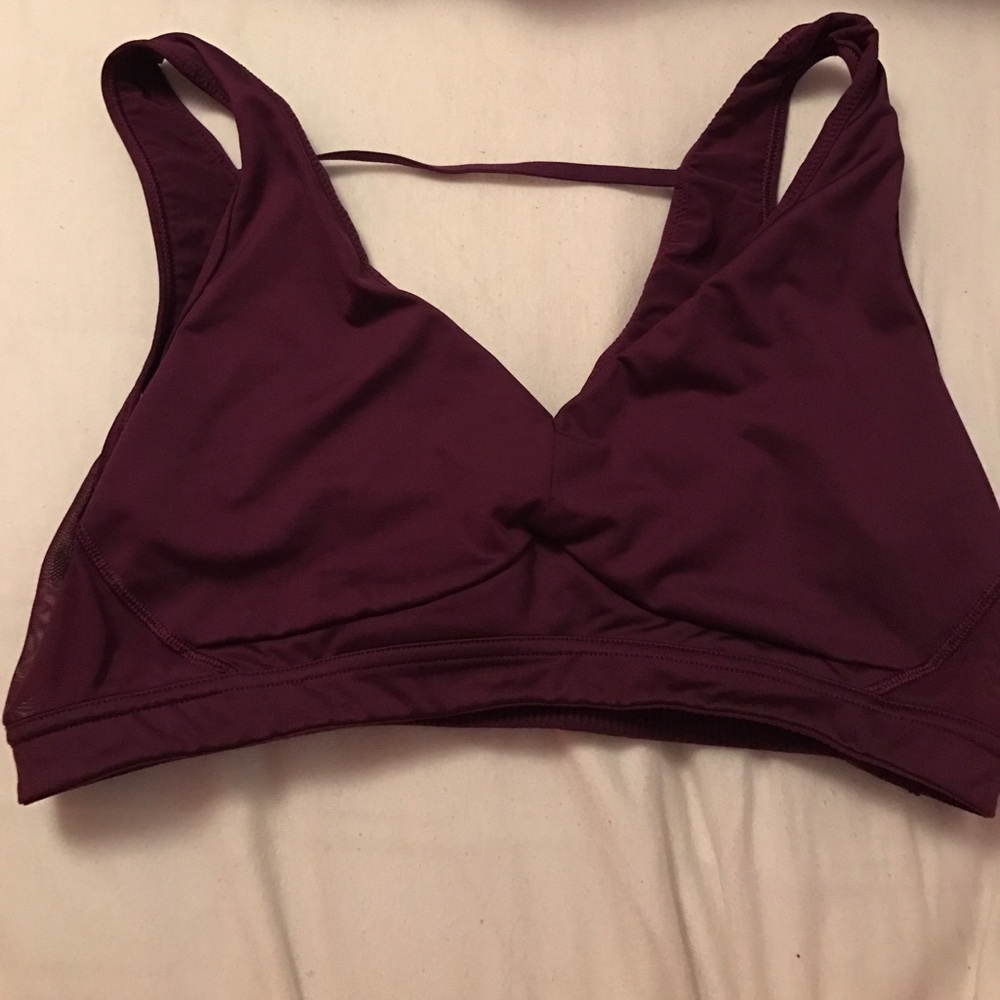 Victoria's Secret Maroon Sports Bra