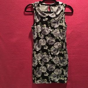 F21 Floral Collared Dress