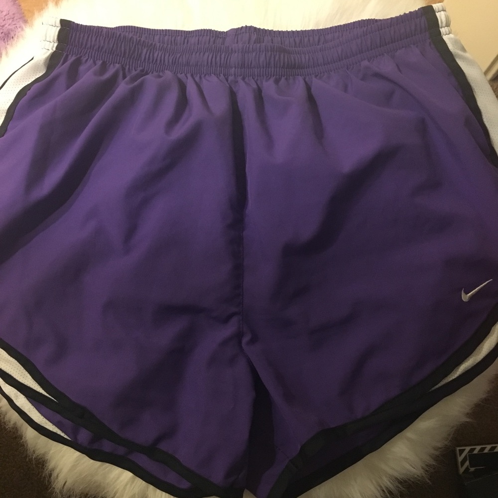 Purple Nike Tempo Shorts