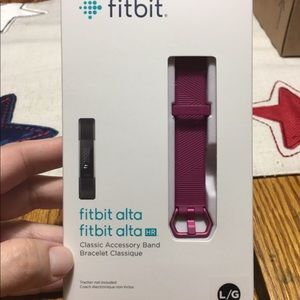 Fitbit Alta hr plum band