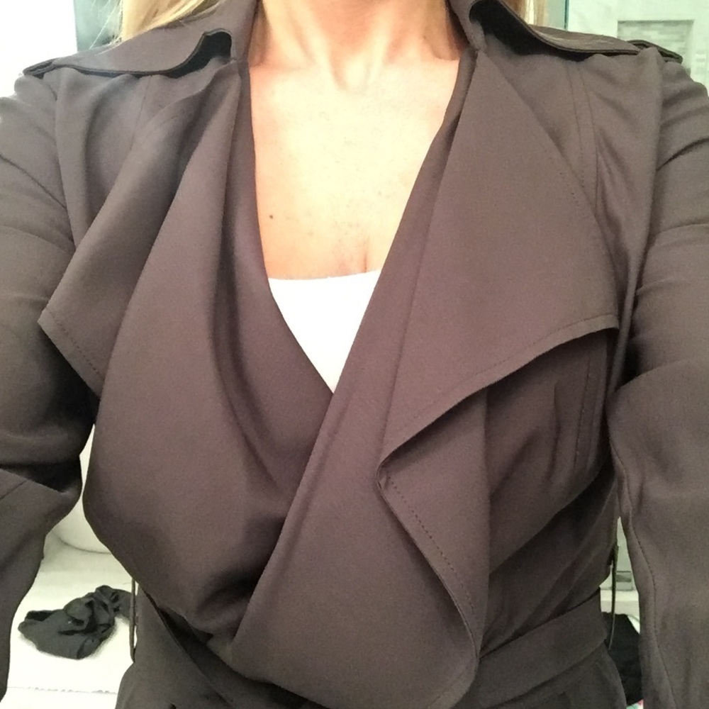 Dark gray duster