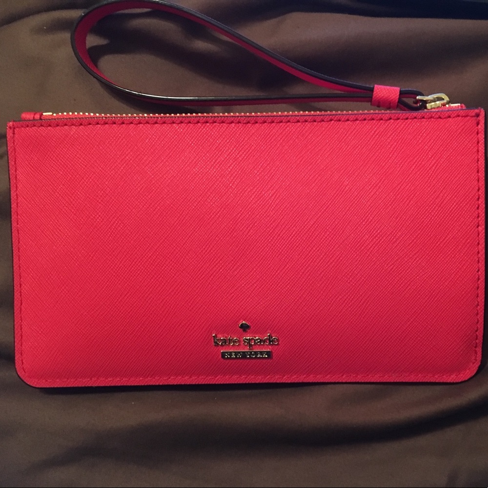 NWT Kate spade red wristlet