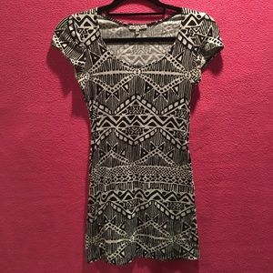Charolette Russe Tribal Print Mini Dress