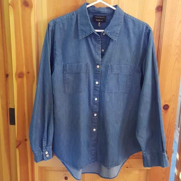 foxcroft denim shirt