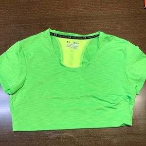 Cute Lime Green Under Armour Workout shirt 💚