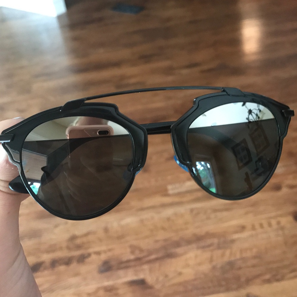 Dior "So Real" Sunglasses in Black