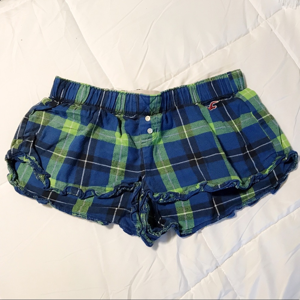 Hollister Plaid Pajama Shorts