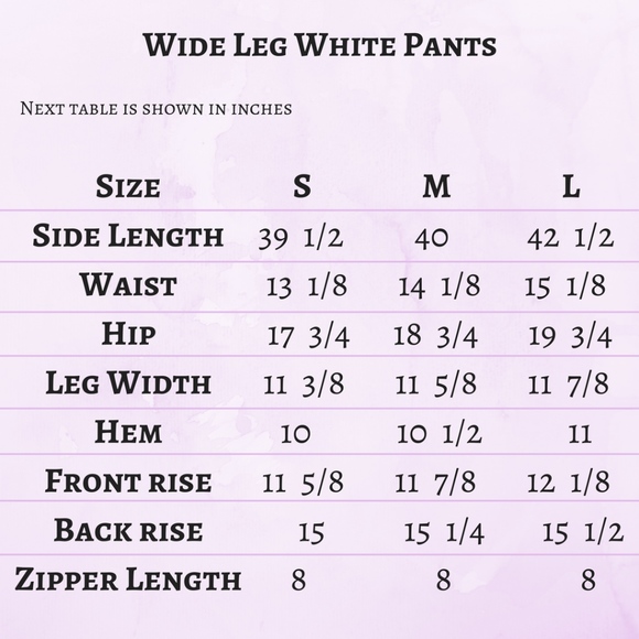 🏷 SALE - High Waist Wide Leg White Pants - Picture 7 of 8