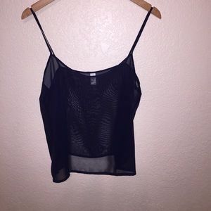Chiffon navy tank