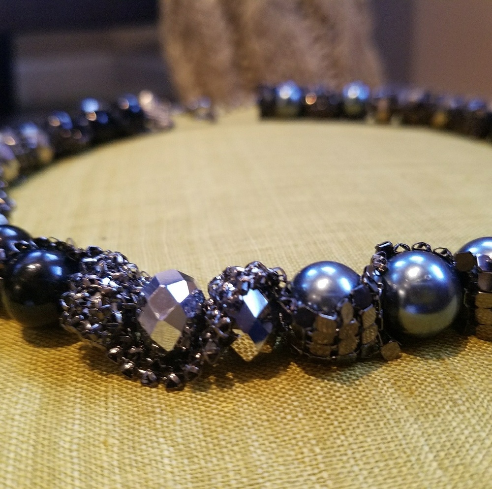 Shiny Black Necklace