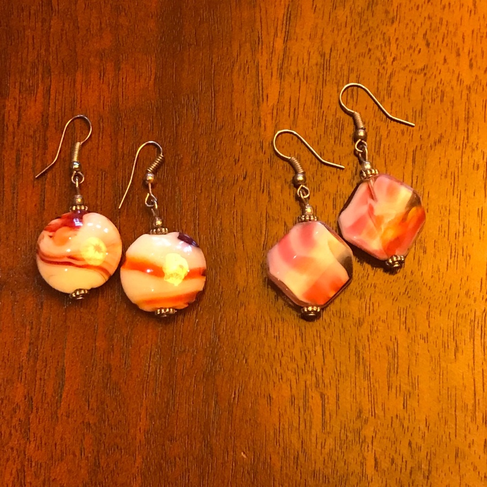 Italian Marbled Earrings