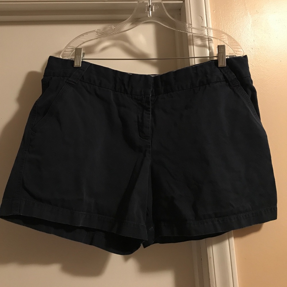 EUC J Crew Women's Navy Chino Shorts, size 16