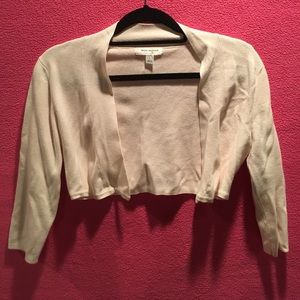 Light Pink Cropped Cardigan
