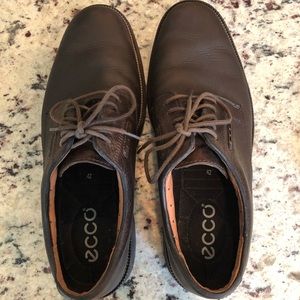 Men's Ecco Leather Dress Shoes Sz 8 (42)