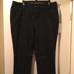 Black, skinny jeans!
