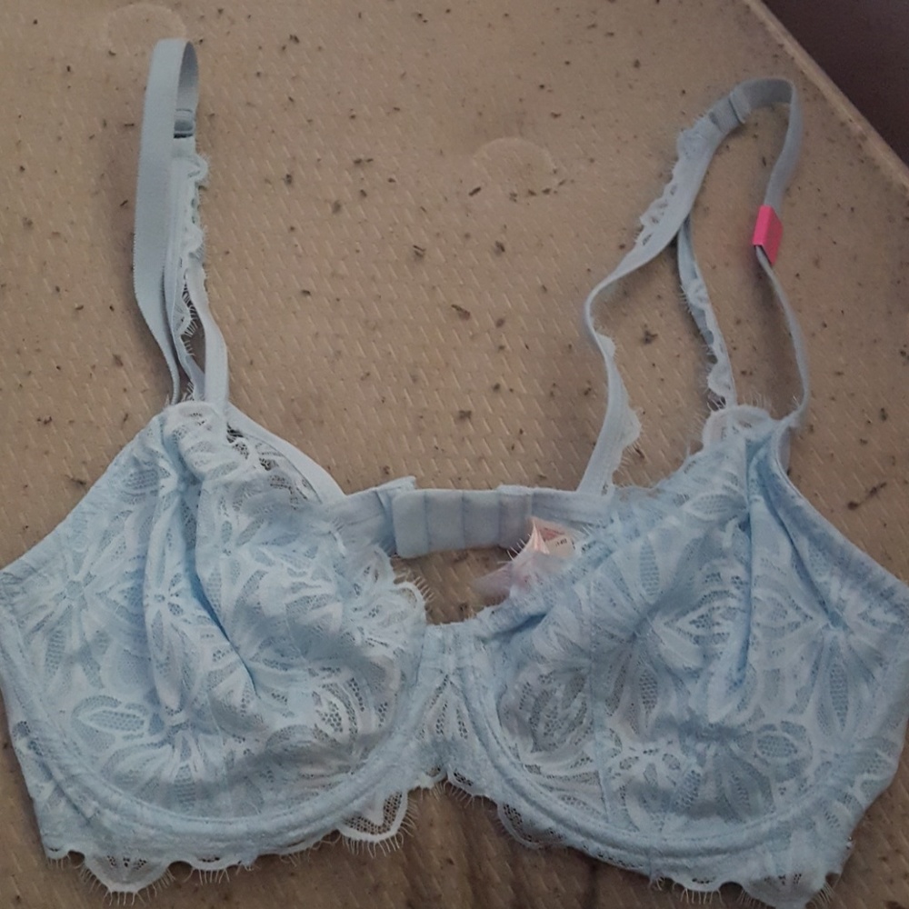 NWT LIGHT BLUE NO PADDING BRA 36DD