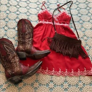 Sold on Facebook, Red and white summer dress