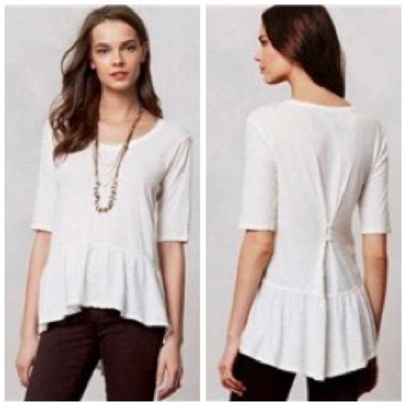 Anthropologie Tops - Left of Center Linen Tunic