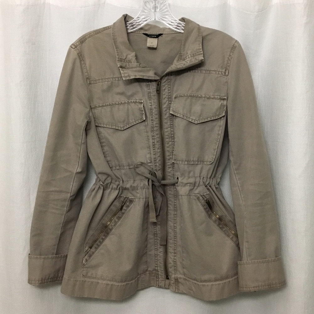 J Crew lightweight cargo jacket