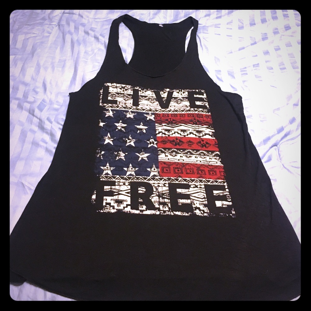 AMERICAN FLAG TANK TOP NO BRAND