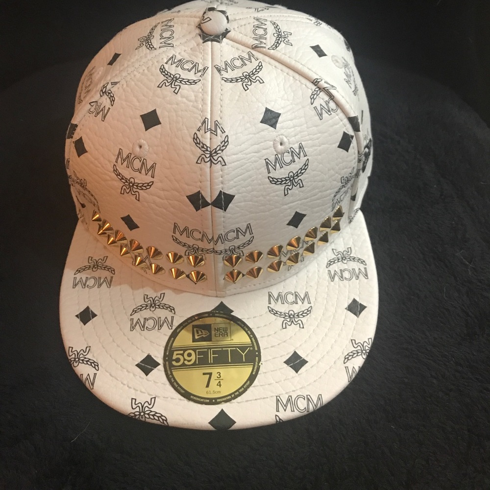 MCM Gold Stud Cap