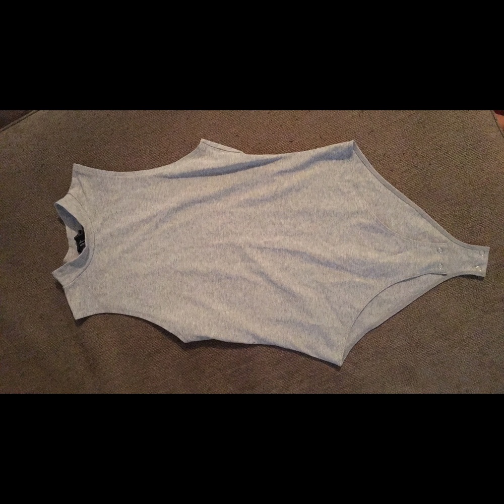 🎉🎉🎉 SOLD ✔️ Gray tank one-piece
