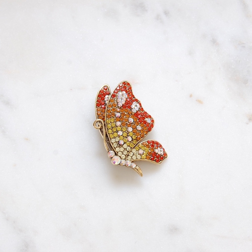 Swarovski Butterfly Brooch