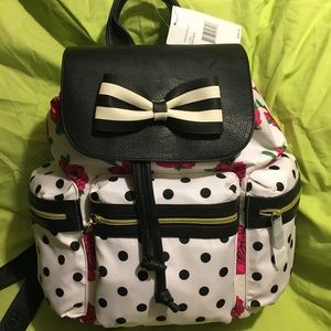 NWT Beautiful Betsey Johnson Backpack