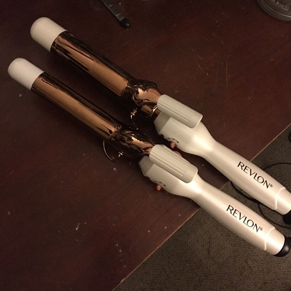 Set of 2 Rose Gold Curling Irons!