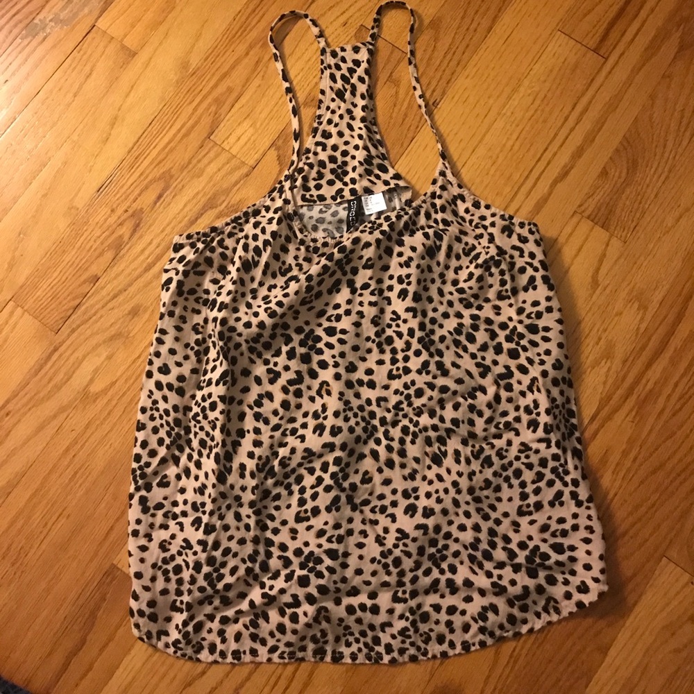 Leopard print tank top