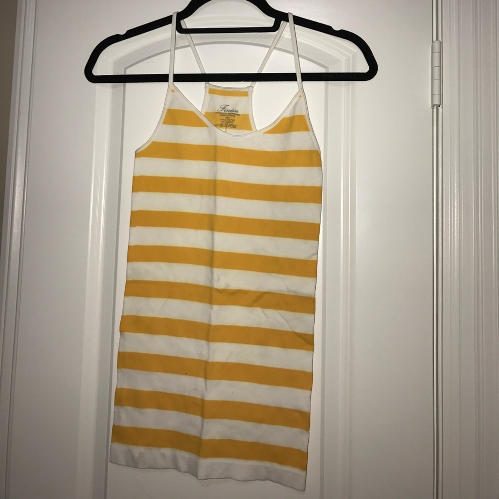 Finesse Stripped Tank Top