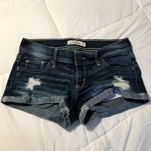 Stretchy Ripped Hollister Shorts