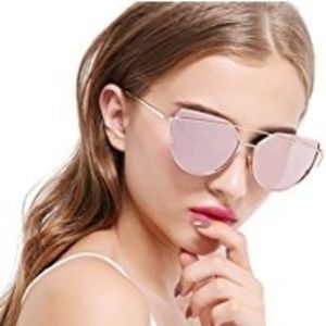 Gold "Cat-Eye" Sunglasses