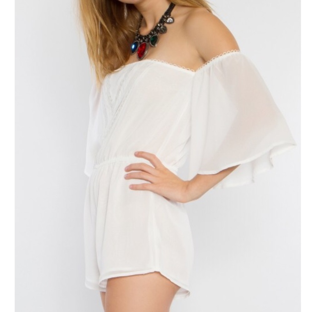 Off the shoulder romper