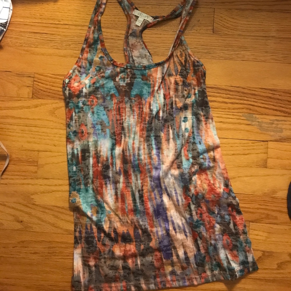 Multi colored tank top