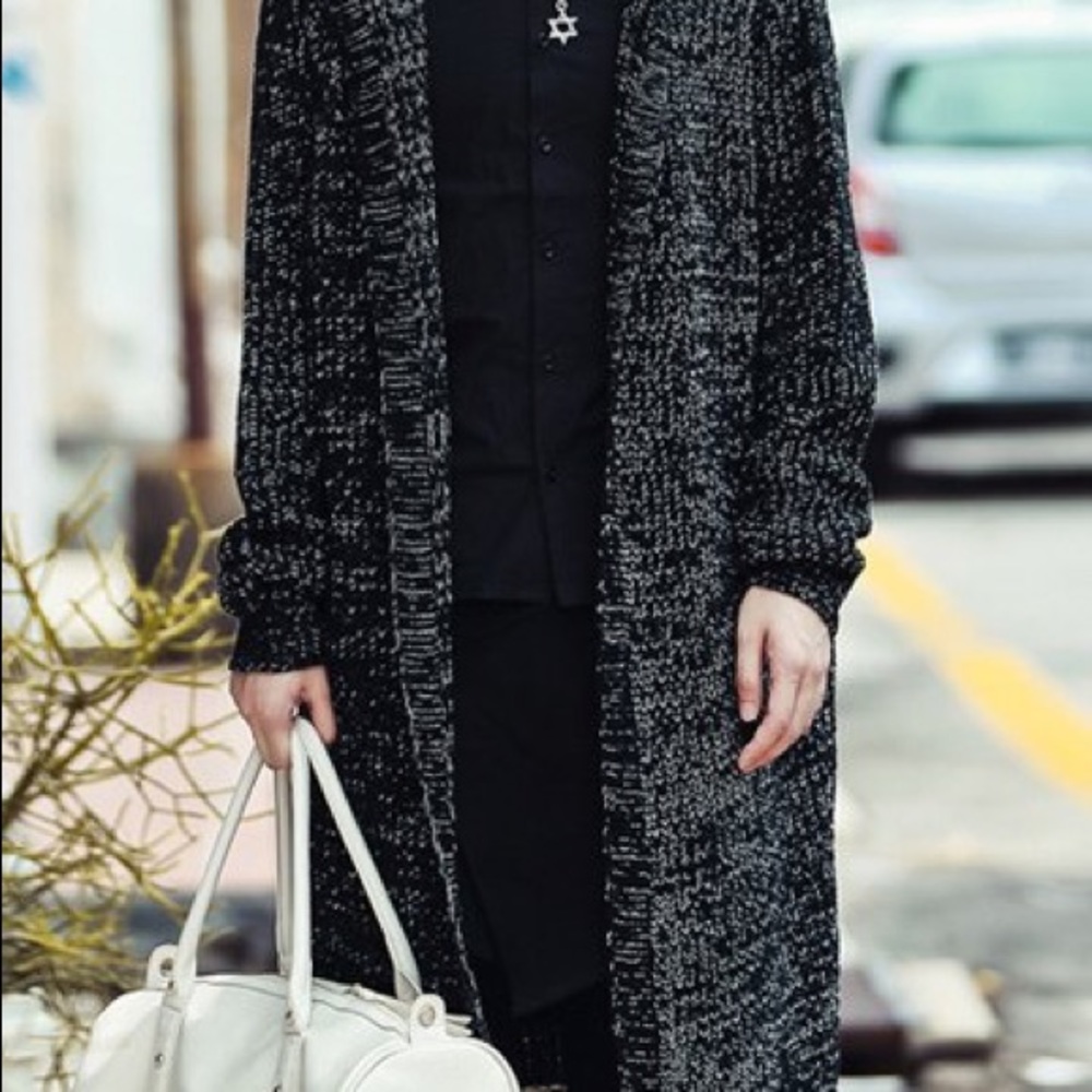 Hinge Long jacket/cardigan