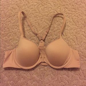 VS Lightly Lined Nude Wire Racerback Demi Bra
