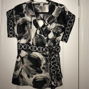 White House Black Market Wrap Top