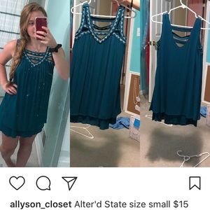 Altrd state dress