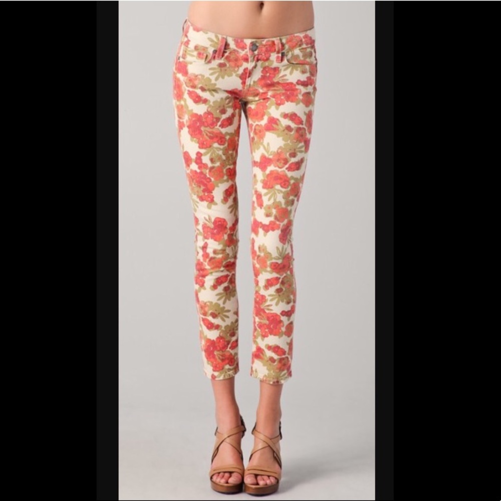 Floral Paige Jeans