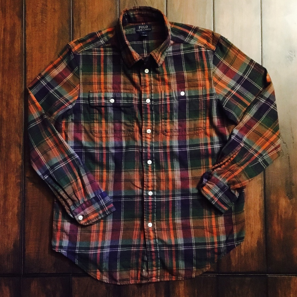 Polo by Ralph Lauren Long Sleeve Button-Up (Boys)