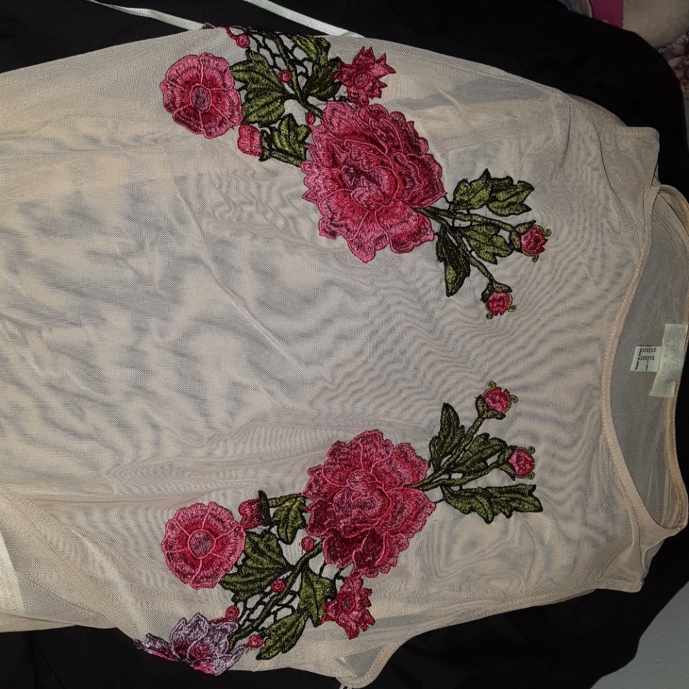 BRAND NEW SHEER BODY SUIT 3X FOREVER21 PLUS