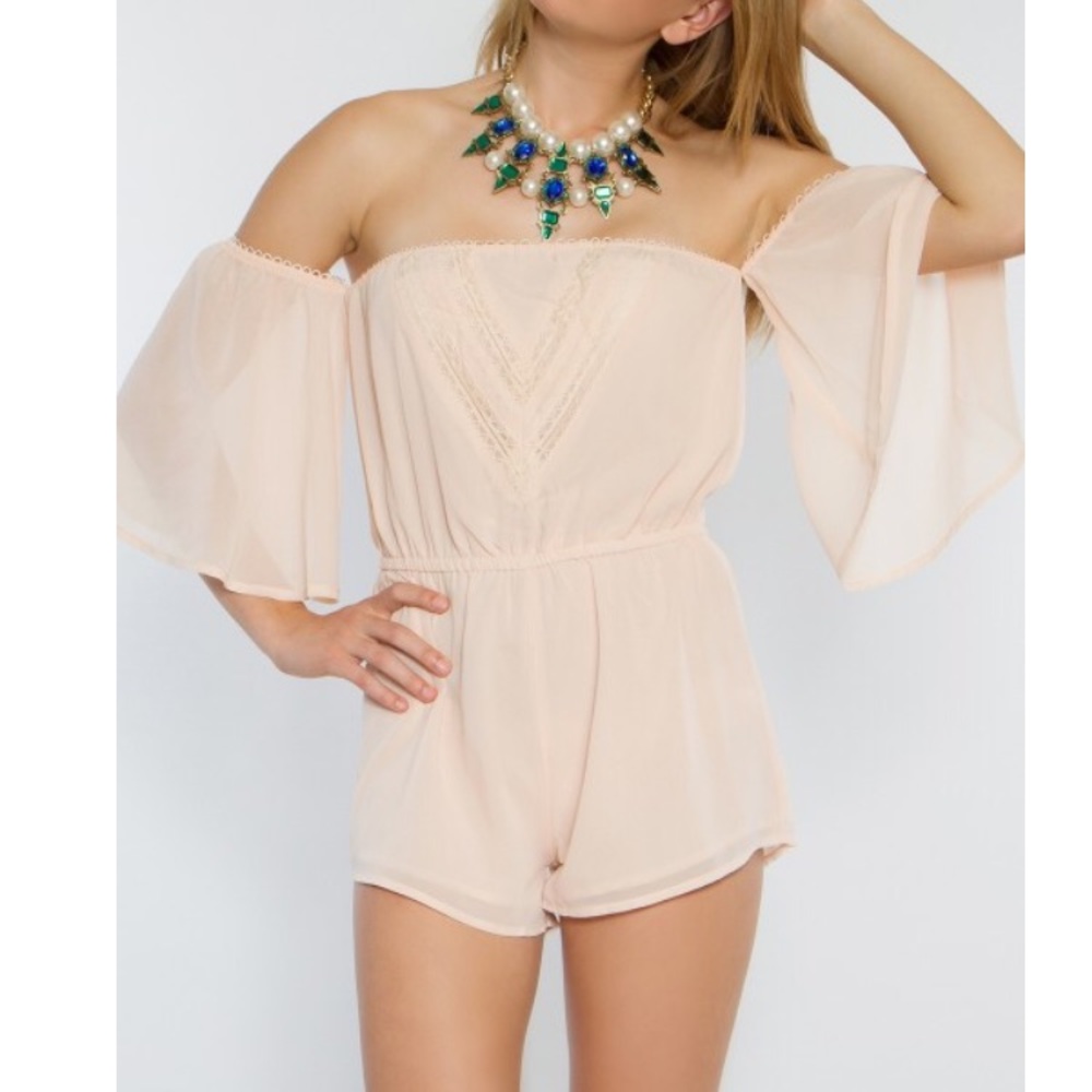 Off the shoulder romper