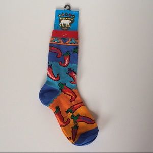 Polar Socks, Chili Peppers (NWT)