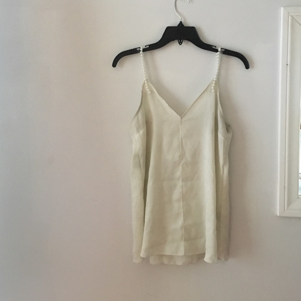 Cream colored tank top